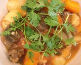 Hình bước làm 4 của món Bò hầm ngũ vị