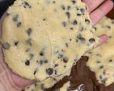 Foto del paso 3 de la receta Cookie Gigante Rellena de Nutella con Helado de Stracciatella en Airfryer