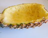 A picture of step 1 of Mango Pineapple Salsa.