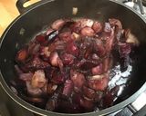 Une image de l'étape 13 de Navets et carottes violettes aux épices indiennes, bouillon de porc et coriandre.