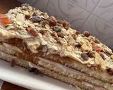 Foto del paso 6 de la receta: Tarta fit de yogurt y crema de cacahuete