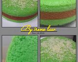 Foto langkah ke 7 dari resep Bolu kukus pandan coklat.
