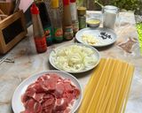 Foto langkah ke 1 dari resep 025. Black Pepper Fettuccine.
