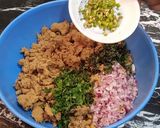 A picture of step 7 of Shikum Puri kebab🍘.