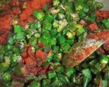 A picture of step 3 of Bhendi ki sabji.