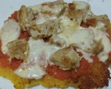 Foto del paso 13 de la receta: Arepizza🥯🌽🧀🍗🫓🥓🍅