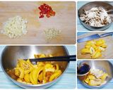 蕈菇焗南瓜的食譜步驟3照片