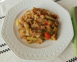 Foto del paso 8 de la receta: Cardo y repollo con seitan