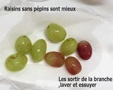 Une image de l'étape 2 de Uiro Wagashi avec Raisins frais.