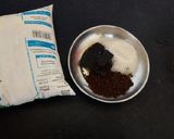 A picture of step 1 of Hot Mocha coffee.