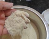 A picture of step 1 of Handvo traditional style.
