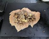A picture of step 3 of Posh stuffed chicken with duxelles (mushroom).
