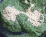 A picture of step 2 of Hara bhara kebab.