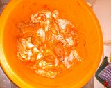 A picture of step 1 of Fried chicken kfc style.
