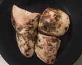 A picture of step 1 of Taro puffs!!! must heart it.