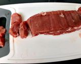 A picture of step 1 of My Fillet of Pork & Mushroom in a Creamy Mustard Sauce 😋.