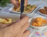 Foto langkah ke 7 dari resep Roti Tawar Roll Abon.