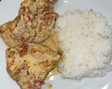 A picture of step 7 of Marry me chicken.