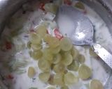 A picture of step 5 of Banglore style vegetable pulao (veg tomato bath) and mosru bajji.