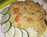A picture of step 3 of Stir fry cous-cous with veggies.