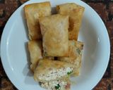 Foto langkah ke 3 dari resep Martabak tahu kornet simpel.