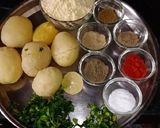 A picture of step 1 of Aloo Bonda.