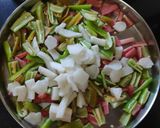 A picture of step 1 of Mixed veg achar.