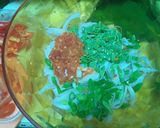 Foto langkah ke 3 dari resep Pepes Jamur Telor Asin Simple.