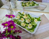 عکس مرحله 9 از دستور فینگر فود تخم مرغ آبپز شیطانی یا فرشته Deviled Eggs (or Angel Eggs)