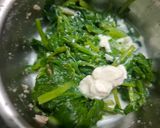 A picture of step 2 of Palak Chicken Malai Kofta.