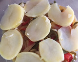 Foto del paso 4 de la receta: Lasaña de patata, verduras y pollo estilo fajita