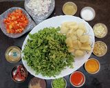 A picture of step 1 of Winter Special Aloo Methi 😋.