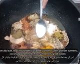 A picture of step 3 of Turkish chicken tawa.