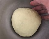 Foto langkah ke 3 dari resep Roti Sobek Pandan, metode autolyse.