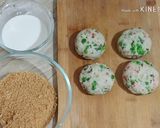 A picture of step 4 of Crispy Veg Tikki Burger Recipe/VegTikki Cheese Burger.