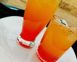 A picture of step 1 of Sunset blast.