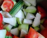 A picture of step 1 of Ash gourd soup.