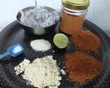 A picture of step 2 of Peri Peri Prawns (shrimp).