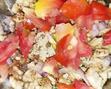 A picture of step 2 of Eggplant omlette.