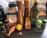 Une image de l'étape 1 de Galettes de lentilles (vegan et sans gluten) - petits pains plats - sauce végétale miel/citron.