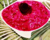 A picture of step 4 of Beet root raita.