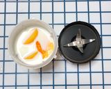 Hình bước làm 1 của món Pudding hồng