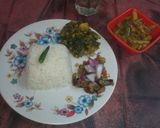 A picture of step 18 of Mach e vat e bangali-a lunch thali.
