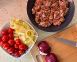 Zöldséges csirkesaslik recept fázis 2 fotója