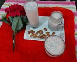 A picture of step 3 of Almonds custard sharbat.