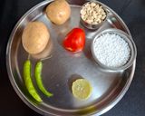 A picture of step 1 of Farali Sago Khichdi.