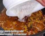 A picture of step 5 of Hyderabadi Mutton Tahari.