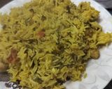 A picture of step 4 of Makar sankranti special khichdi.