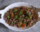 A picture of step 4 of Buckwheat Groat Pulao.