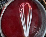 A picture of step 6 of Strawberry jello poke cake.